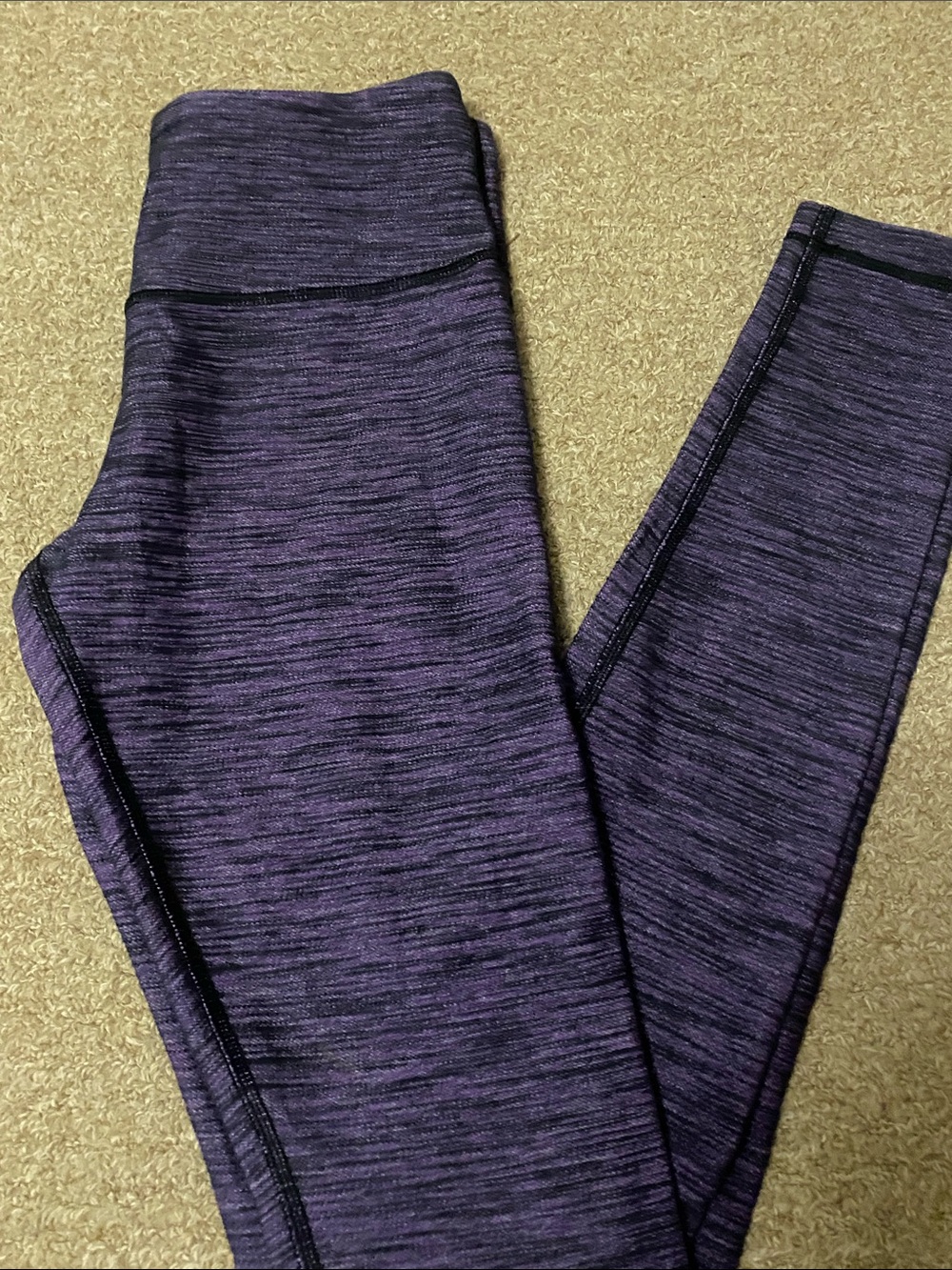 lululemon athletica Purple Space-Dye Leggings